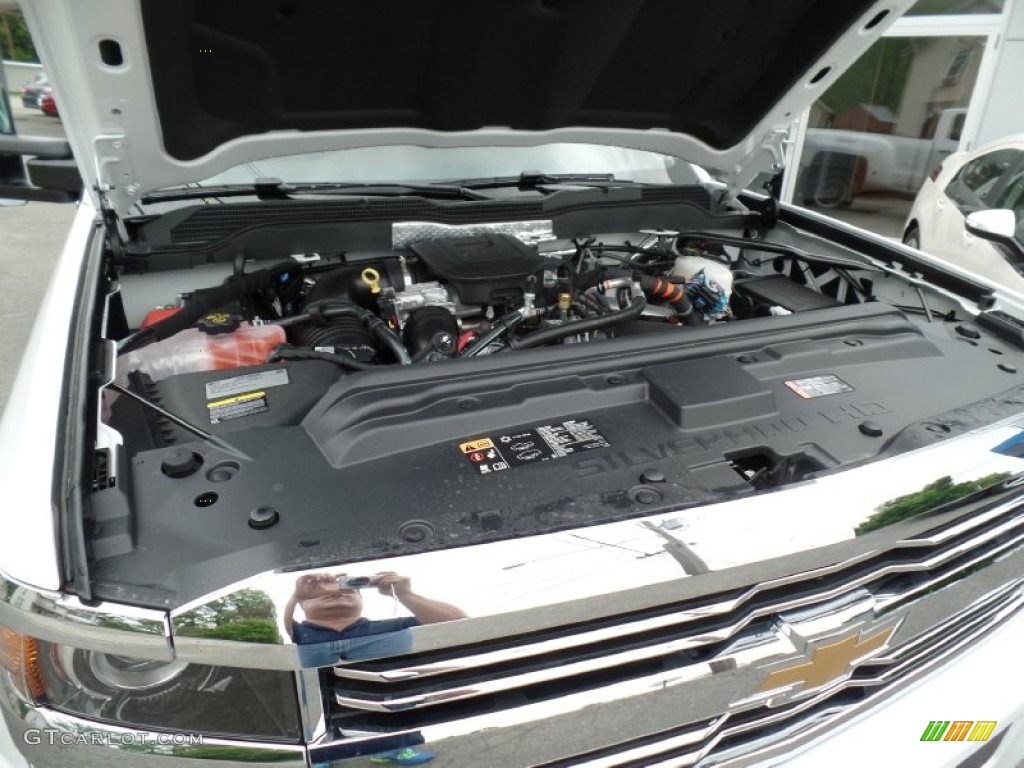 2015 Chevrolet Silverado 3500HD High Country Crew Cab Dual Rear Wheel 4x4 6.6 Liter OHV 32-Valve Duramax Turbo-Diesel V8 Engine Photo #104264046