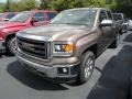 Front 3/4 View of 2015 Sierra 1500 SLT Double Cab 4x4