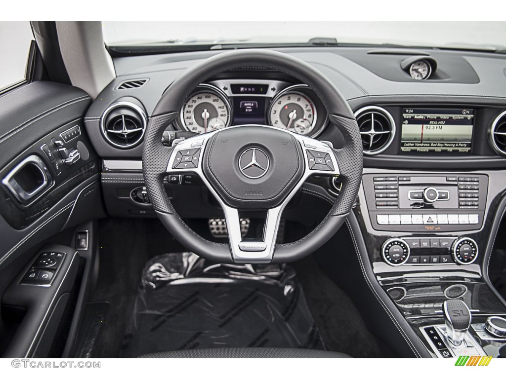 2015 Mercedes-Benz SL 400 Roadster Black Dashboard Photo #104270439