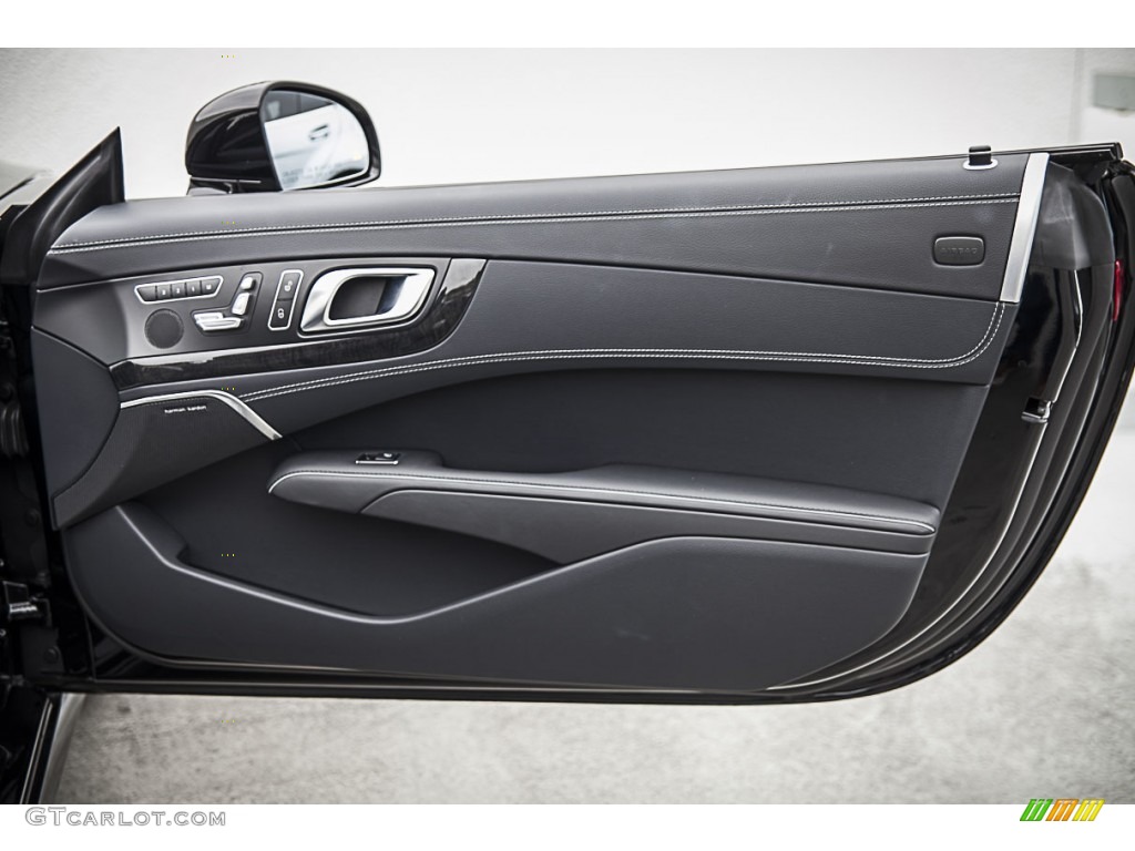 2015 Mercedes-Benz SL 400 Roadster Black Door Panel Photo #104270904