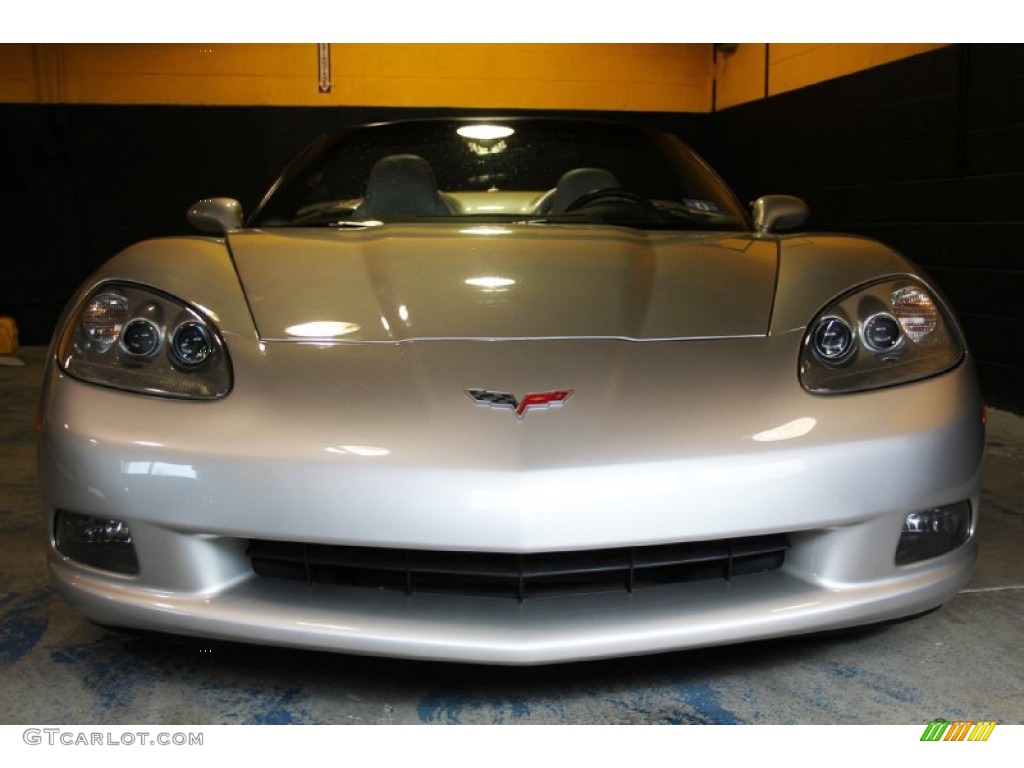 2005 Corvette Convertible - Machine Silver / Steel Grey photo #17