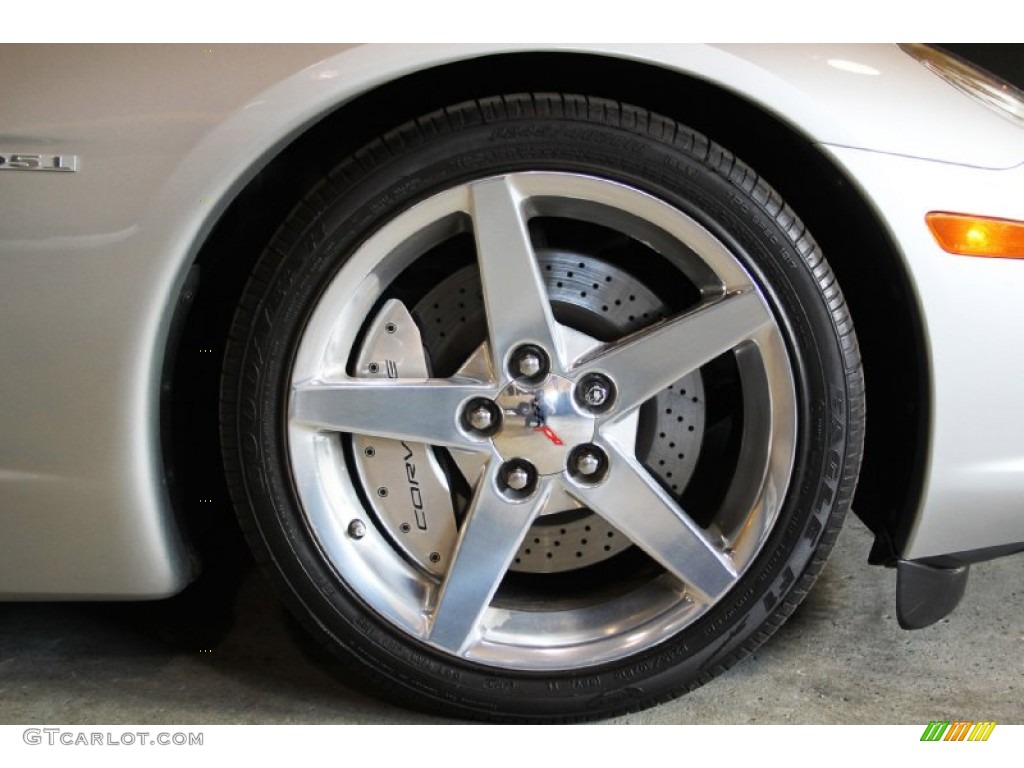 2005 Corvette Convertible - Machine Silver / Steel Grey photo #24