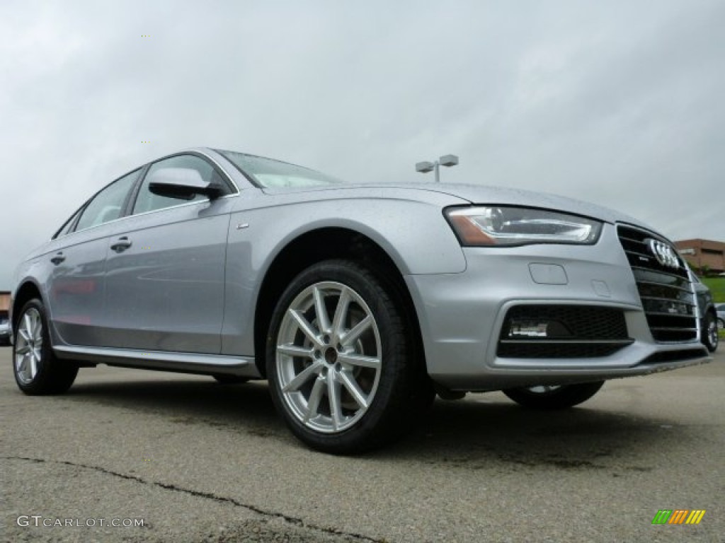 Florett Silver Metallic 2015 Audi A4 2.0T Premium Plus quattro Exterior Photo #104271276