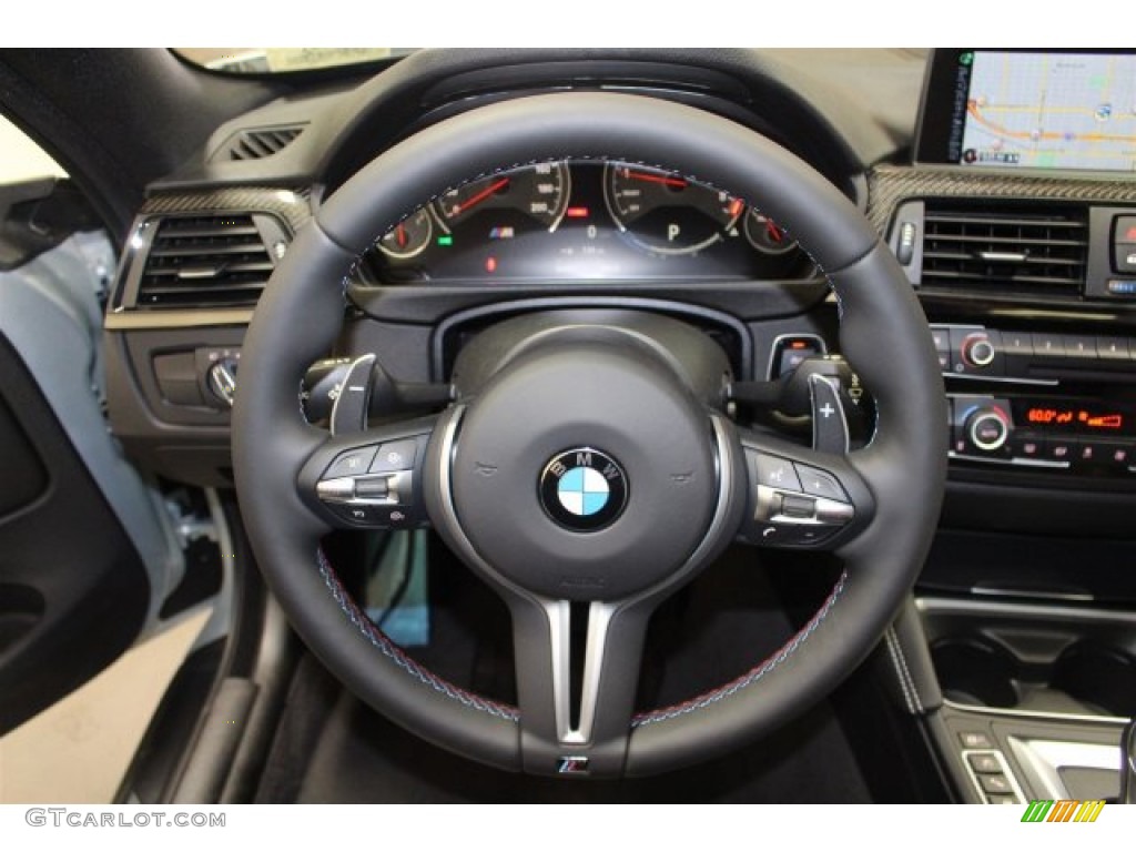 2015 BMW M4 Coupe Silverstone Steering Wheel Photo #104271336