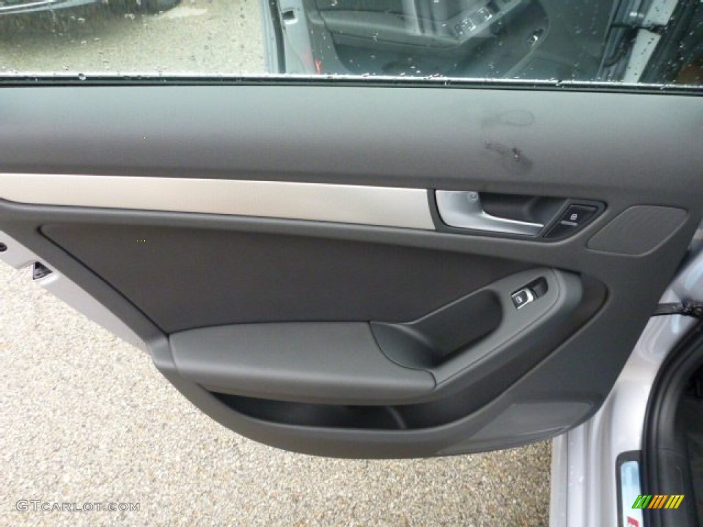 2015 Audi A4 2.0T Premium Plus quattro Black Door Panel Photo #104271468