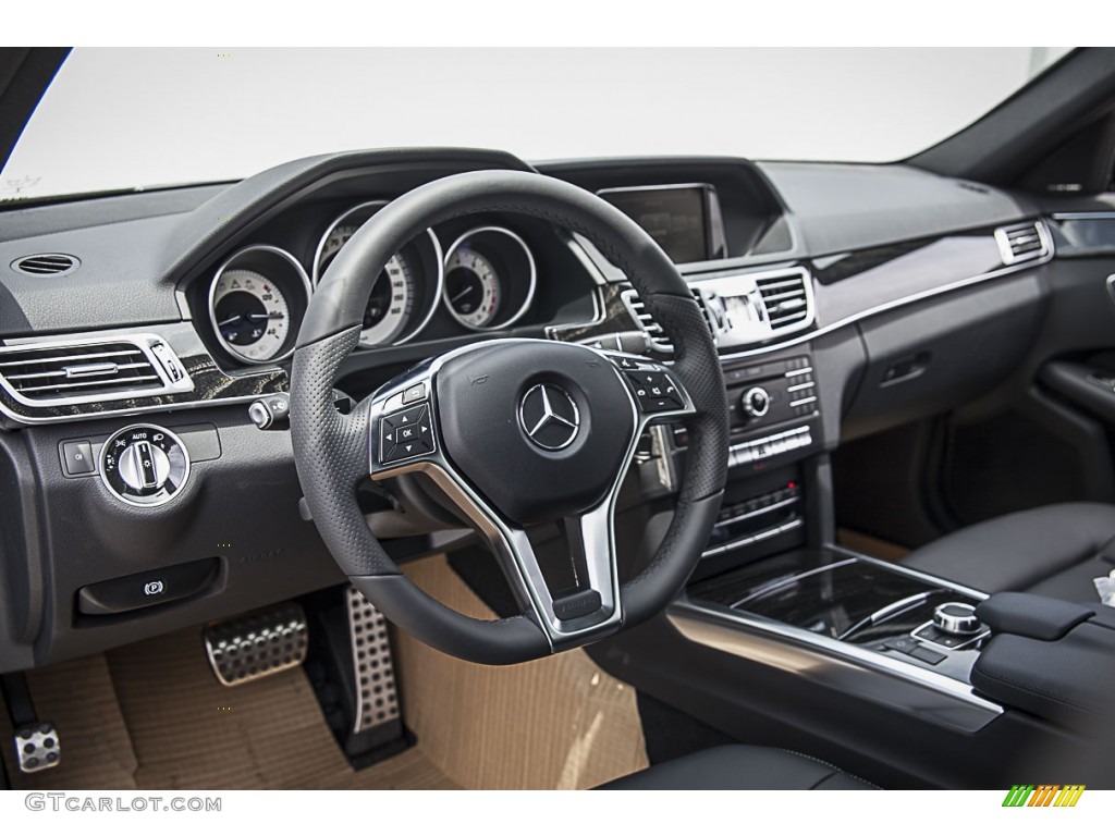 2016 Mercedes-Benz E 350 Sedan Black Dashboard Photo #104272830