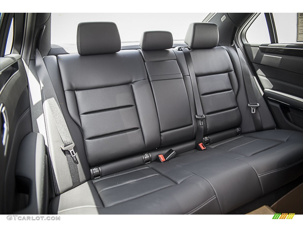 Black Interior 2016 Mercedes-Benz E 350 Sedan Photo #104273082