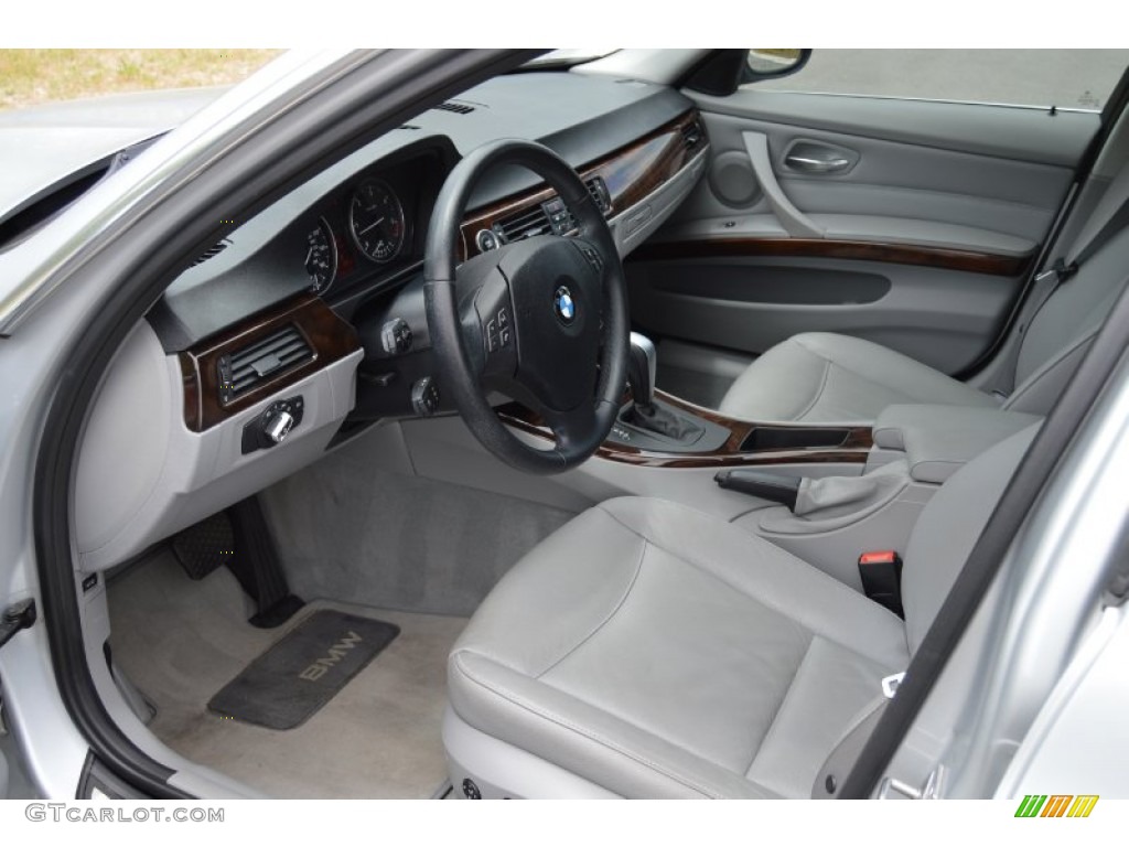 Gray Dakota Leather Interior 2011 BMW 3 Series 335d Sedan Photo #104275584