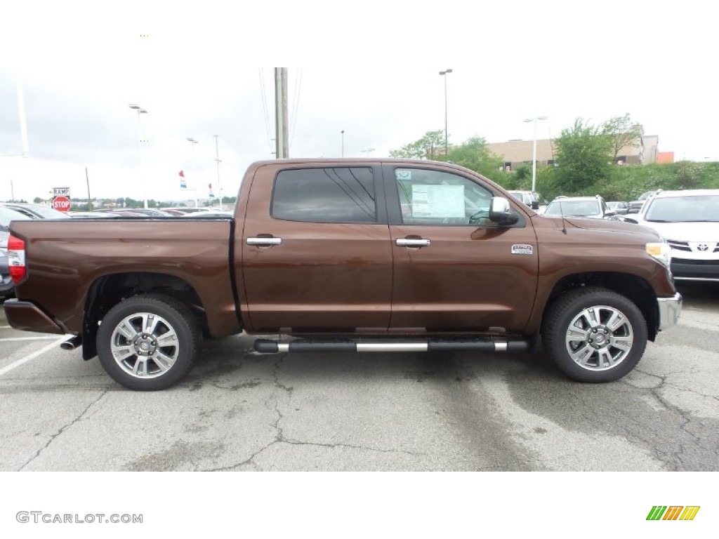 2015 Tundra 1794 Edition CrewMax 4x4 - Sunset Bronze Mica / 1794 Edition Premium Brown Leather photo #2