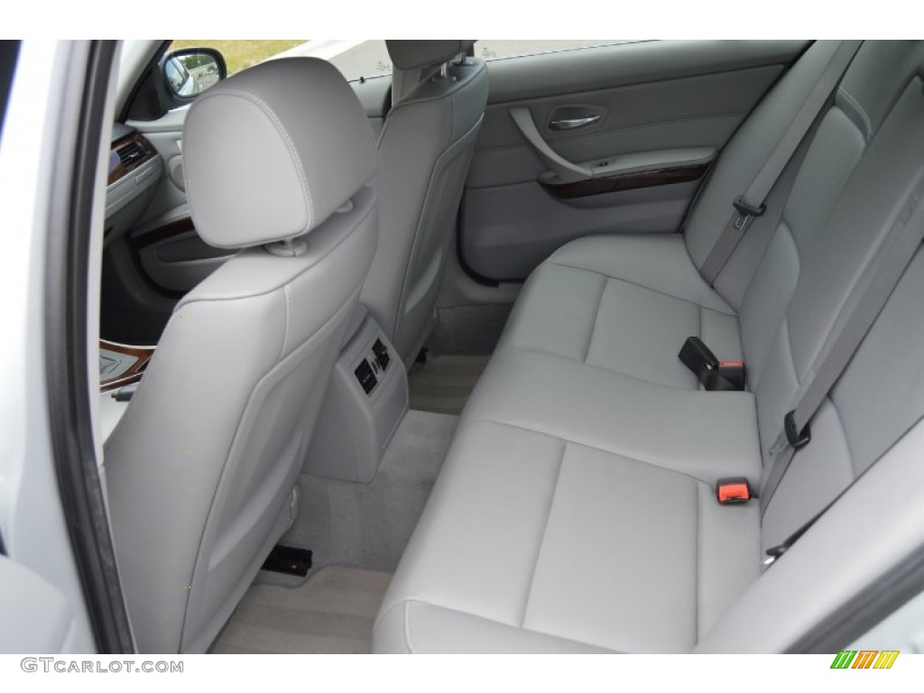 Gray Dakota Leather Interior 2011 BMW 3 Series 335d Sedan Photo #104275747