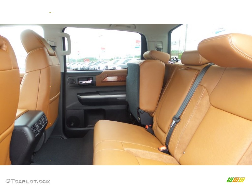 2015 Toyota Tundra 1794 Edition CrewMax 4x4 Rear Seat Photo #104275969