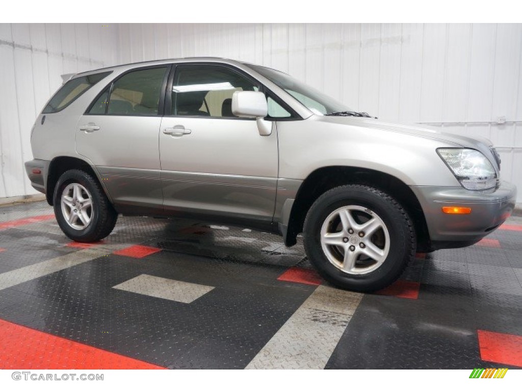 2001 RX 300 AWD - Millennium Silver Metallic / Black photo #6