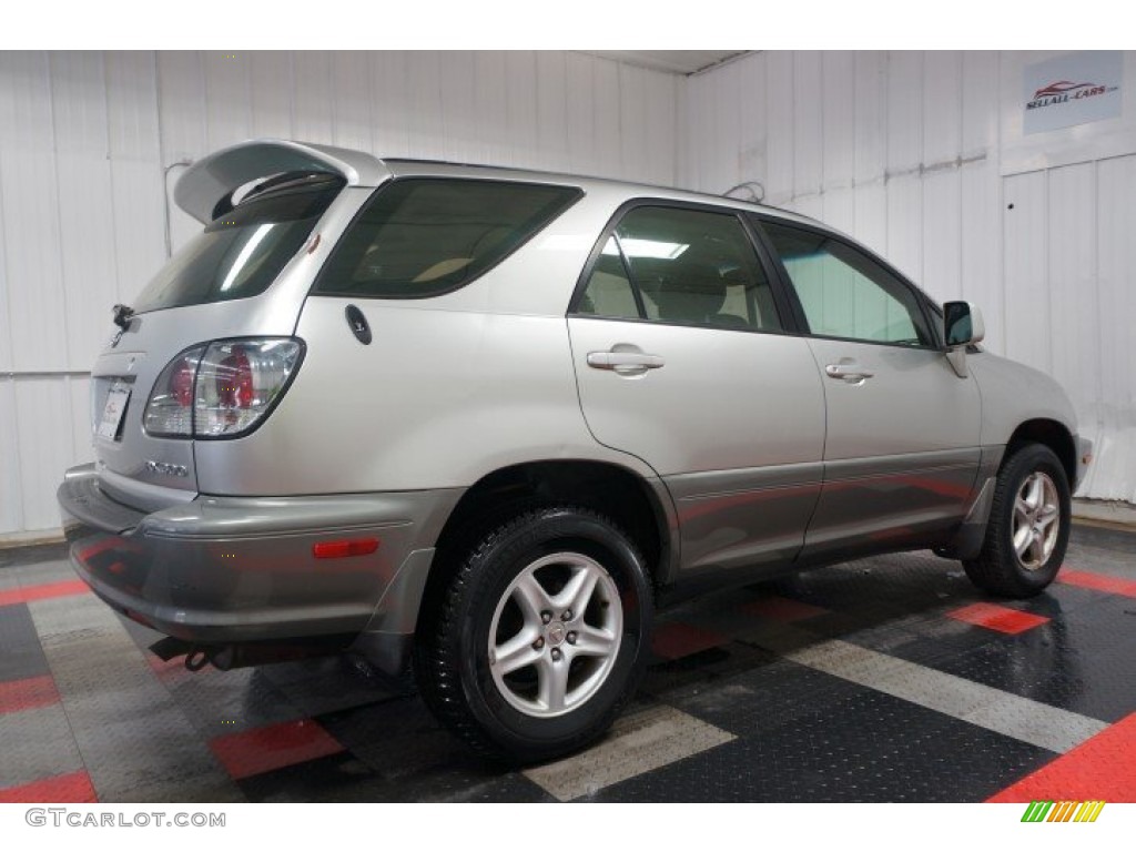 2001 RX 300 AWD - Millennium Silver Metallic / Black photo #7