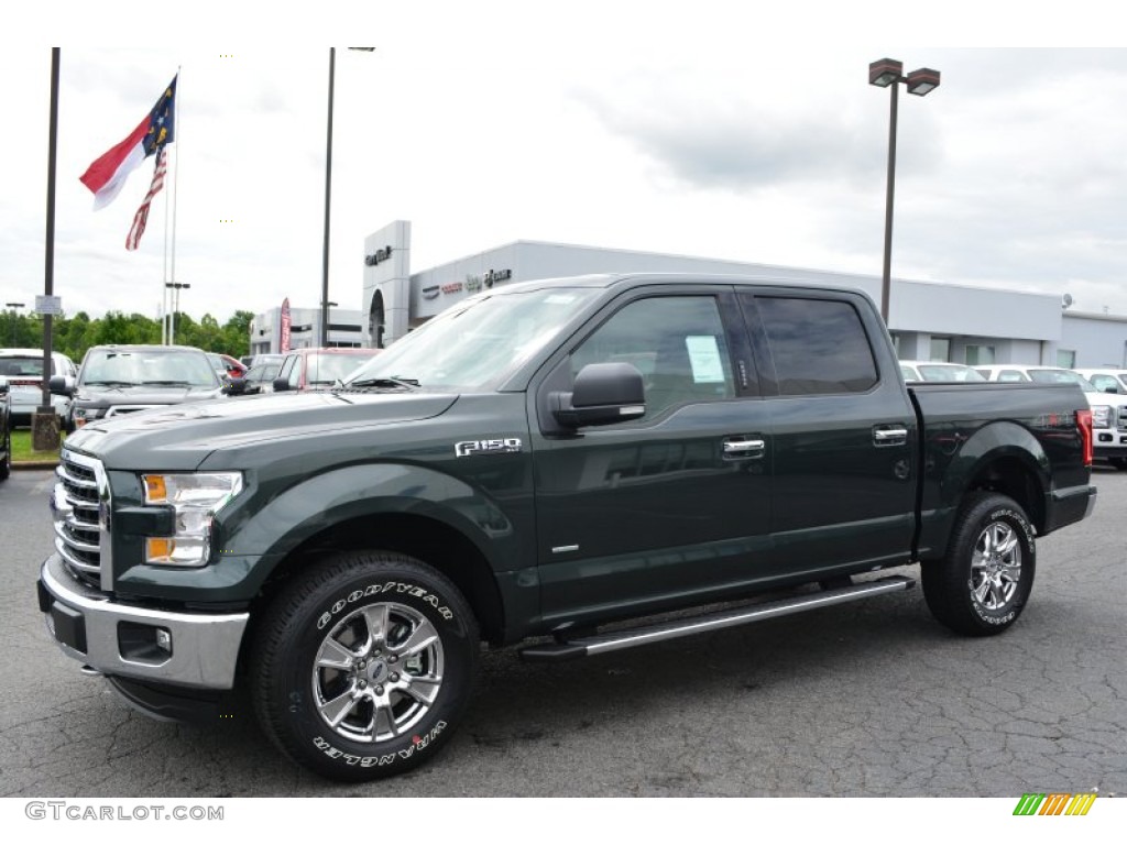 Guard Metallic 2015 Ford F150 XLT SuperCrew 4x4 Exterior Photo #104277214