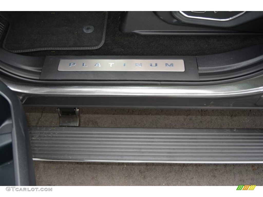 2015 F150 Platinum SuperCrew 4x4 - Magnetic Metallic / Platinum Black photo #8