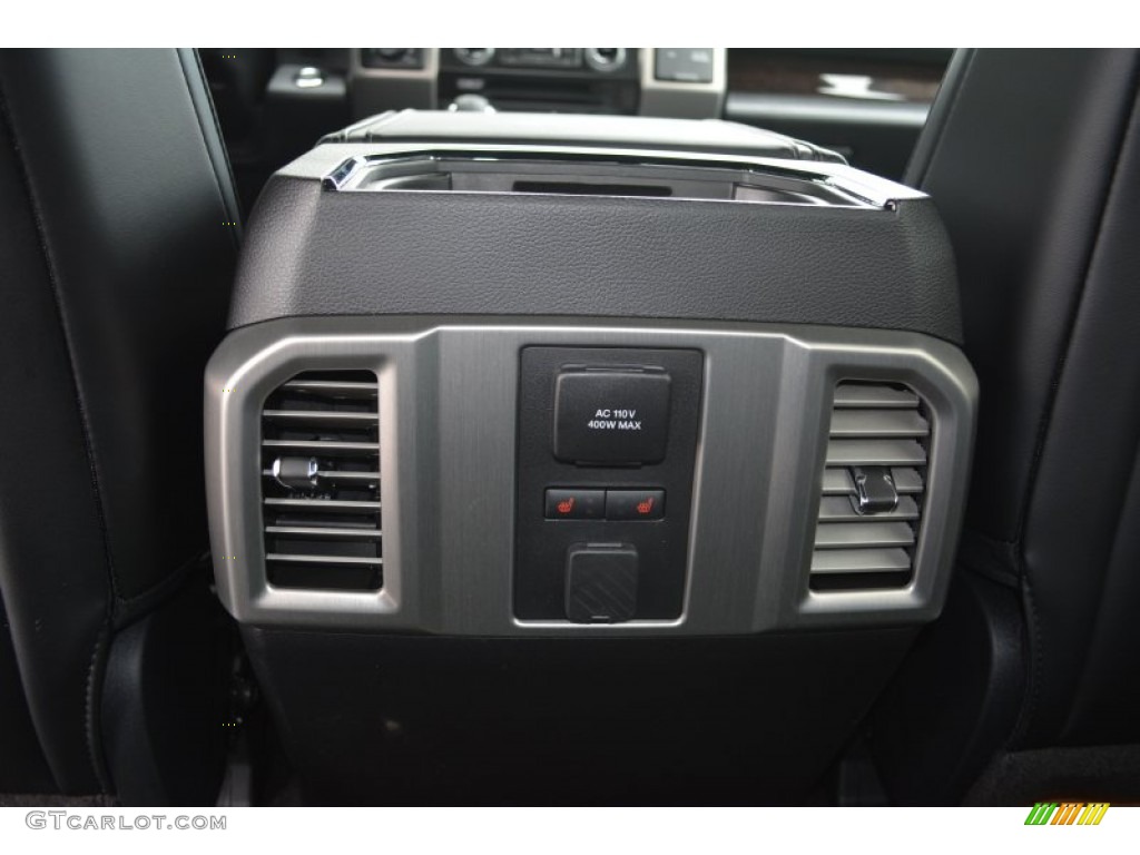 2015 F150 Platinum SuperCrew 4x4 - Magnetic Metallic / Platinum Black photo #13