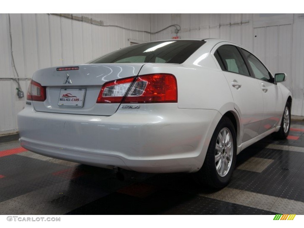 2011 Galant FE - White Pearl / Medium Gray photo #8