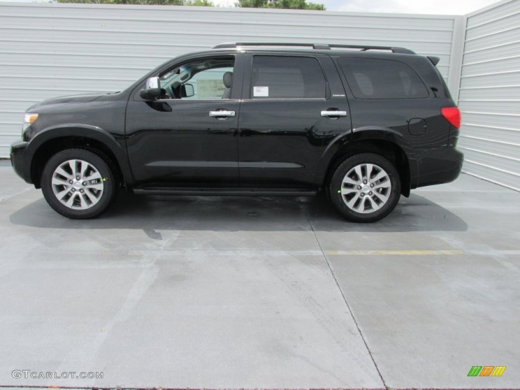 Black 2015 Toyota Sequoia Limited Exterior Photo #104280223