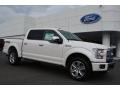 2015 White Platinum Tricoat Ford F150 Platinum SuperCrew 4x4  photo #1