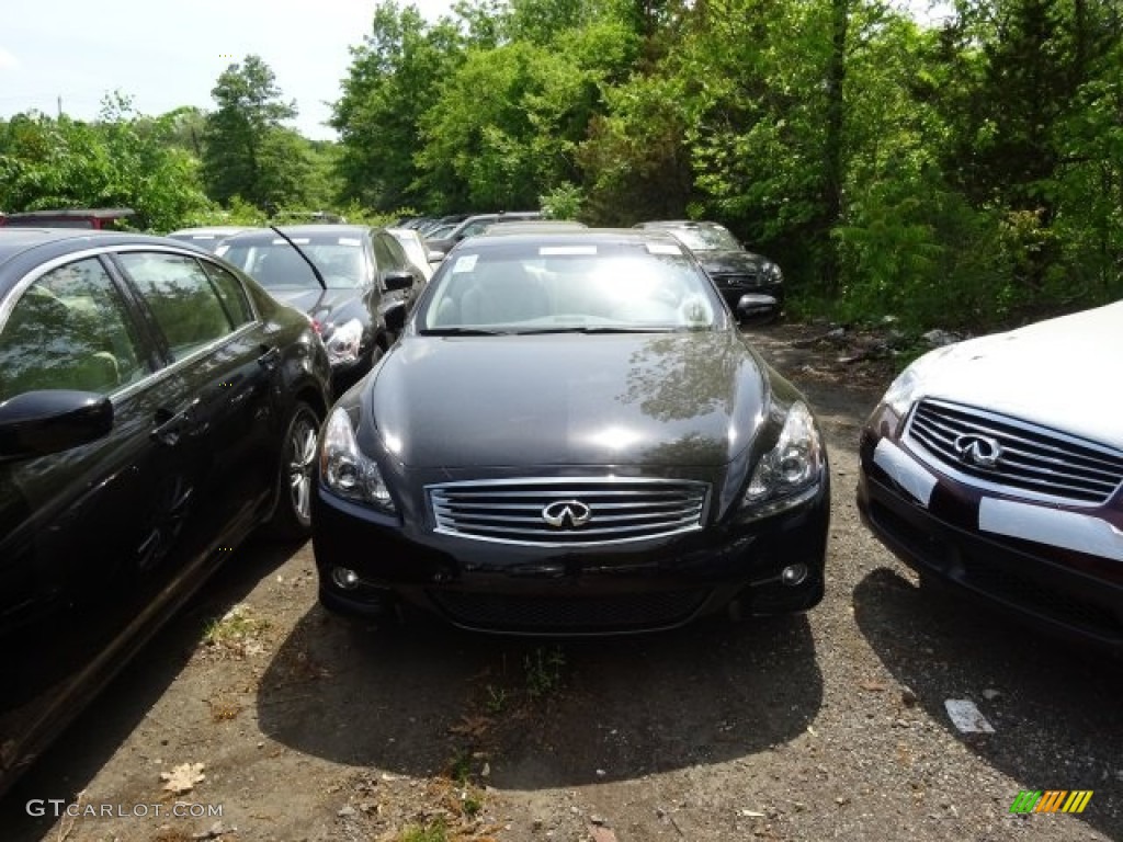 2012 G 37 x AWD Coupe - Black Obsidian / Wheat photo #1