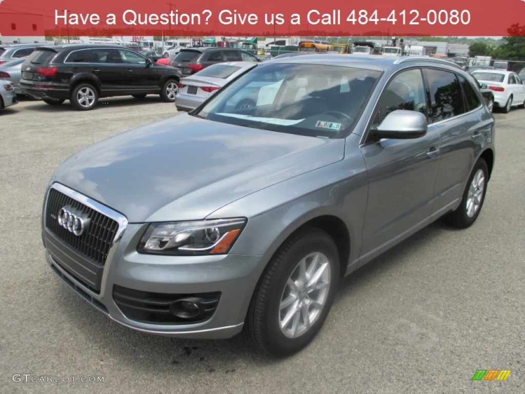 2011 Q5 2.0T quattro - Quartz Grey Metallic / Black photo #8