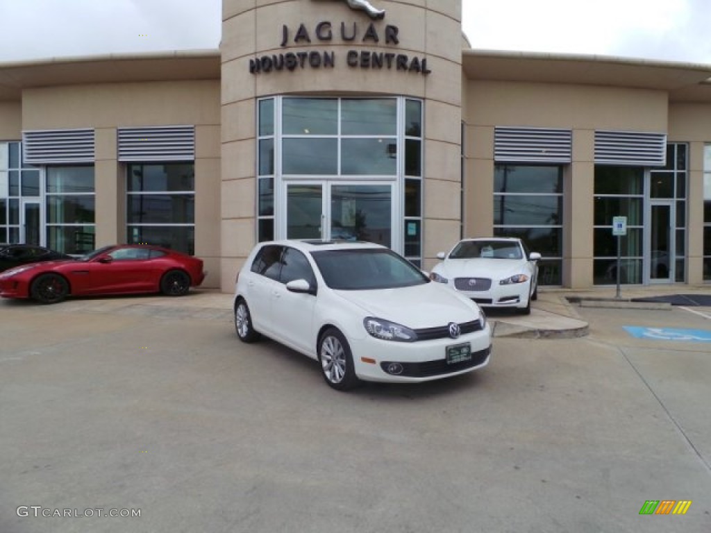 2013 Golf 4 Door TDI - Candy White / Titan Black photo #1