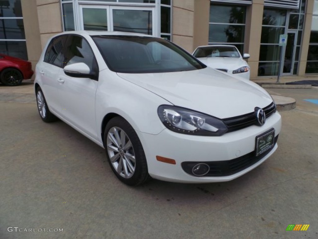 2013 Golf 4 Door TDI - Candy White / Titan Black photo #5