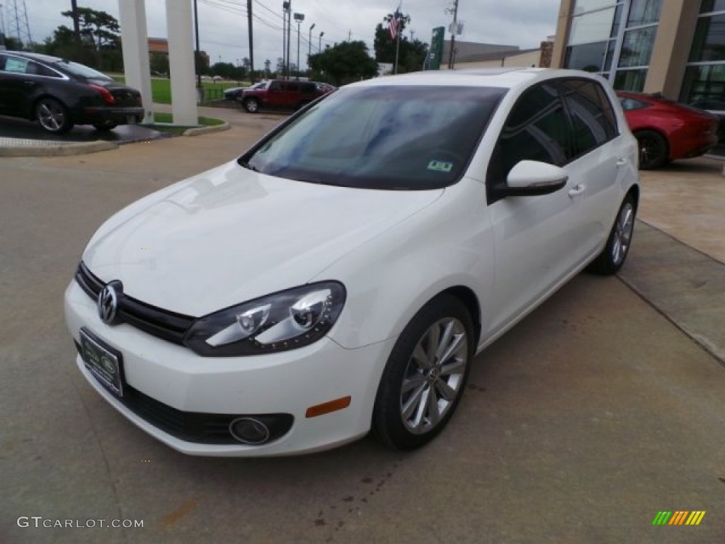 2013 Golf 4 Door TDI - Candy White / Titan Black photo #7