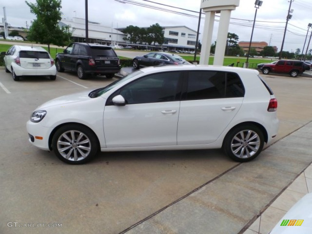 2013 Golf 4 Door TDI - Candy White / Titan Black photo #8