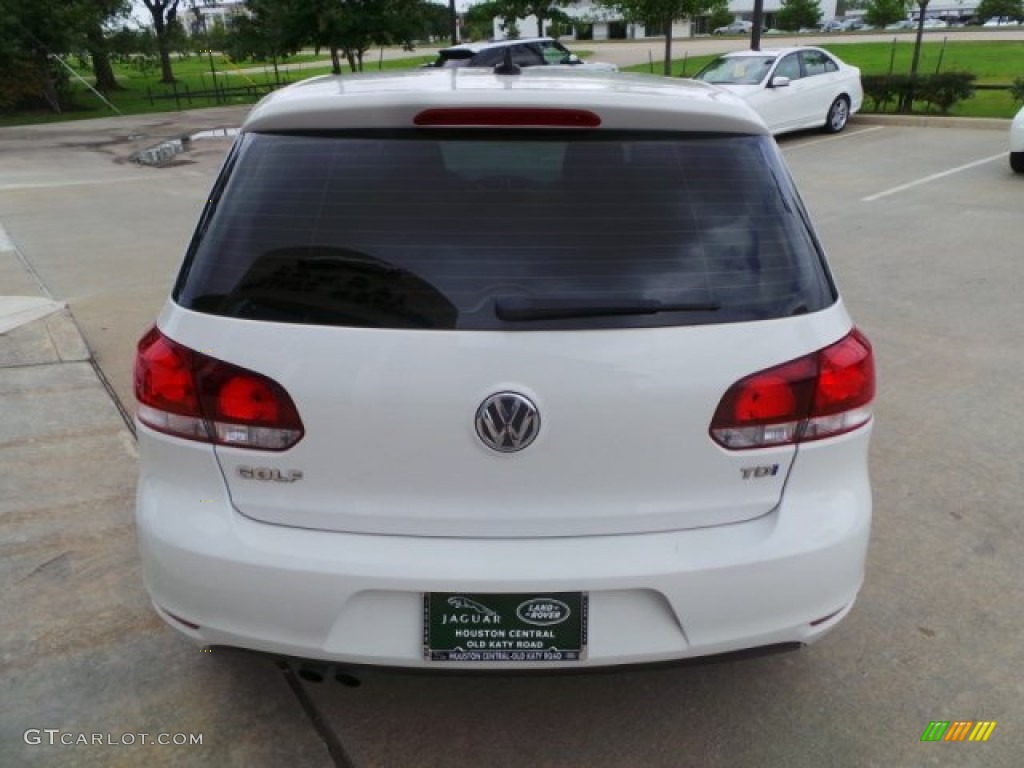 2013 Golf 4 Door TDI - Candy White / Titan Black photo #10