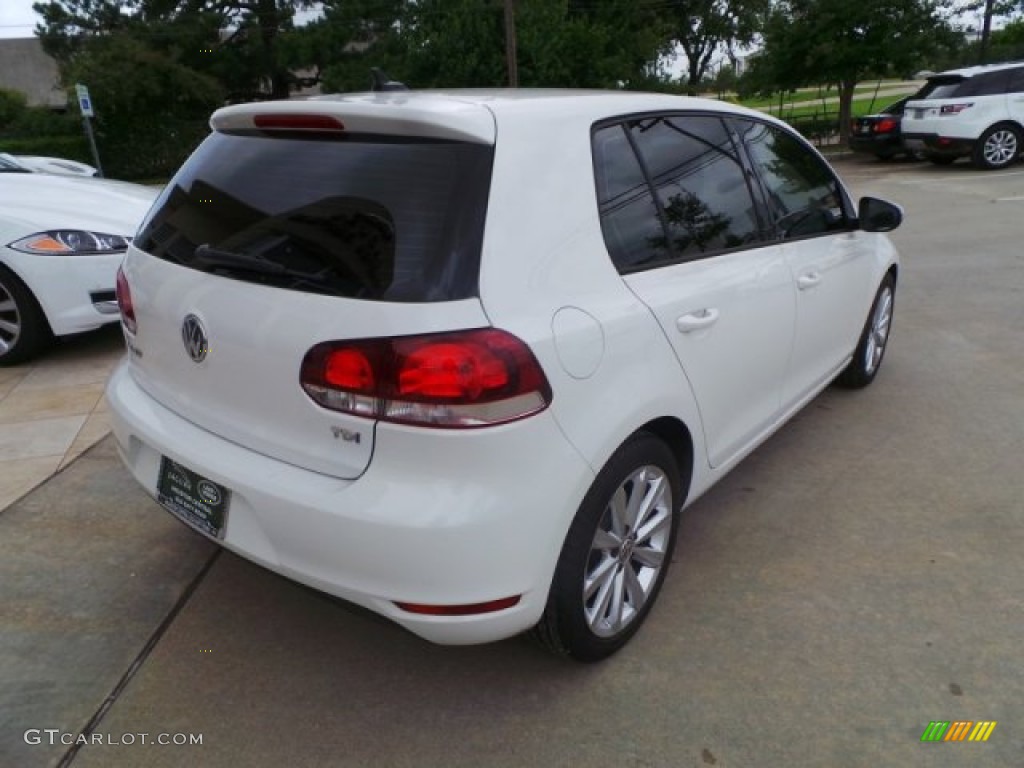 2013 Golf 4 Door TDI - Candy White / Titan Black photo #11