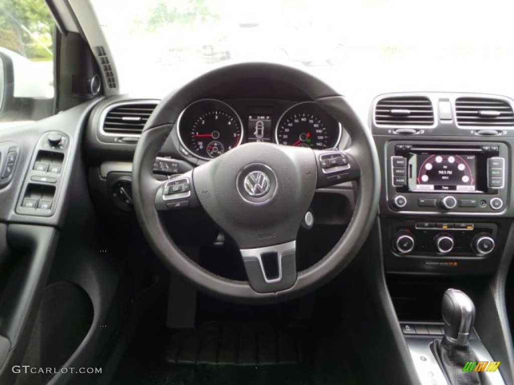 2013 Golf 4 Door TDI - Candy White / Titan Black photo #13