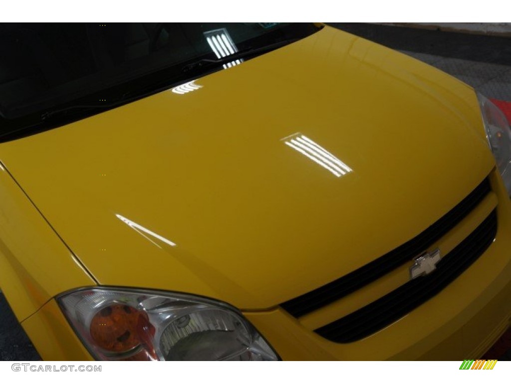 2007 Cobalt LS Coupe - Rally Yellow / Gray photo #31