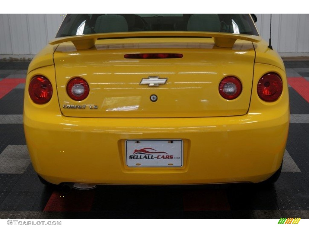 2007 Cobalt LS Coupe - Rally Yellow / Gray photo #45