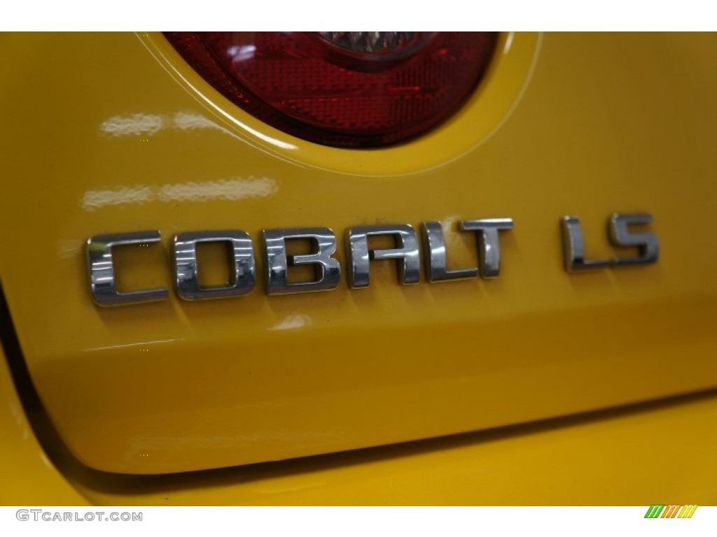2007 Cobalt LS Coupe - Rally Yellow / Gray photo #64