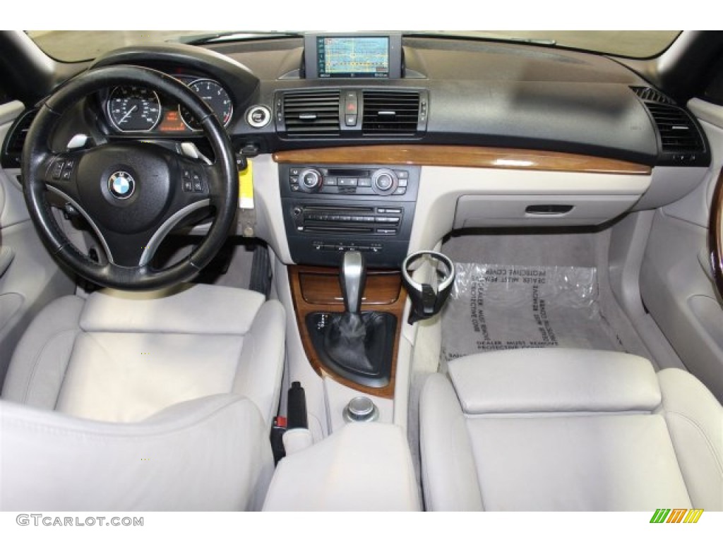 2008 1 Series 128i Convertible - Montego Blue Metallic / Taupe photo #13