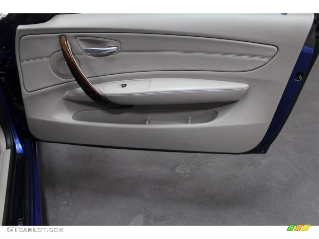 2008 1 Series 128i Convertible - Montego Blue Metallic / Taupe photo #19