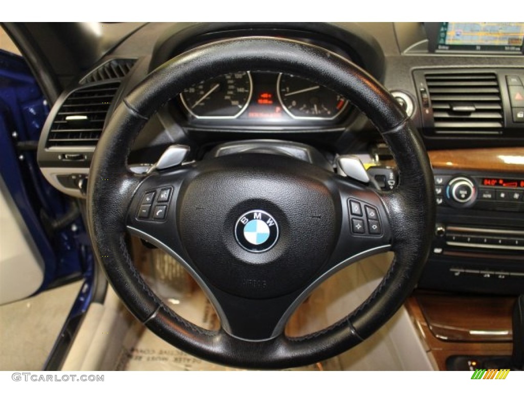 2008 1 Series 128i Convertible - Montego Blue Metallic / Taupe photo #27