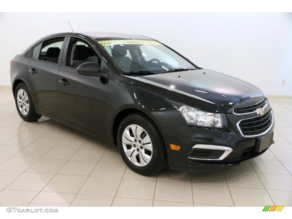 2015 Cruze LS - Black Granite Metallic / Jet Black/Medium Titanium photo #1