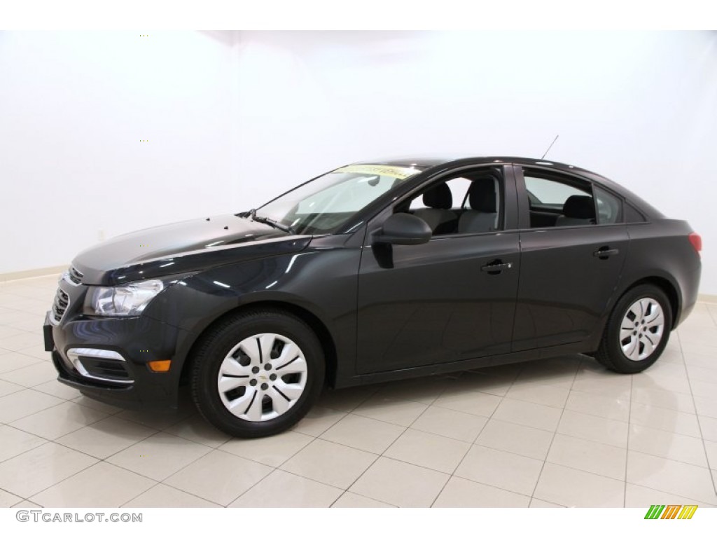 2015 Cruze LS - Black Granite Metallic / Jet Black/Medium Titanium photo #3
