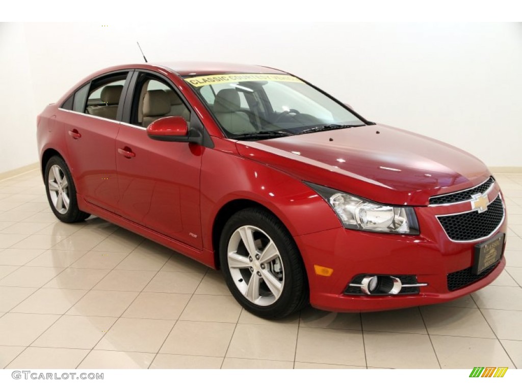 2014 Cruze LT - Crystal Red Tintcoat / Cocoa/Light Neutral photo #1