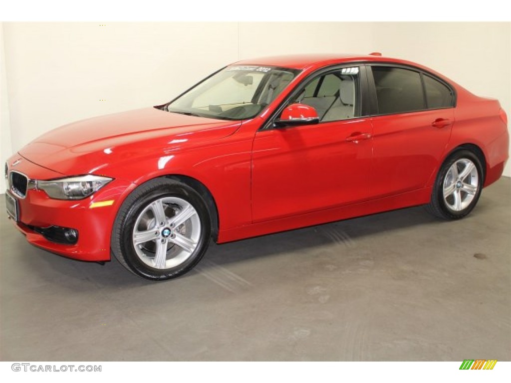 2012 3 Series 328i Sedan - Melbourne Red Metallic / Venetian Beige photo #5