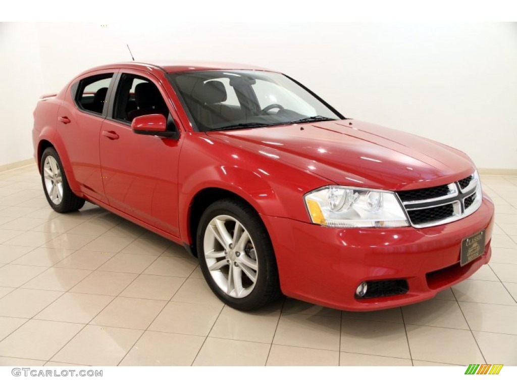 2011 Avenger Mainstreet - Redline 2 Pearl / Black/Red photo #1