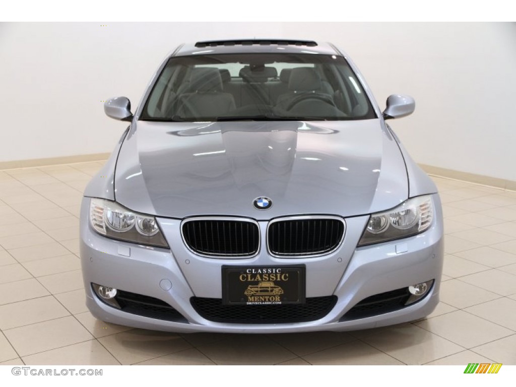 2009 3 Series 328i Sedan - Blue Water Metallic / Grey Dakota Leather photo #2