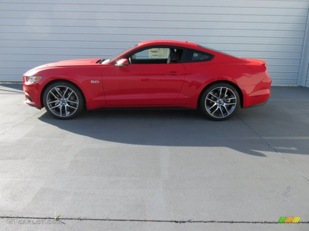 2015 Mustang GT Premium Coupe - Race Red / Ebony Recaro Sport Seats photo #6