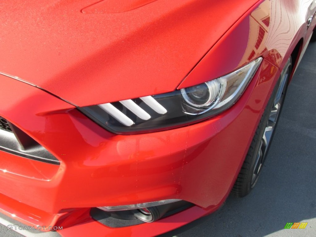 2015 Mustang GT Premium Coupe - Race Red / Ebony Recaro Sport Seats photo #9