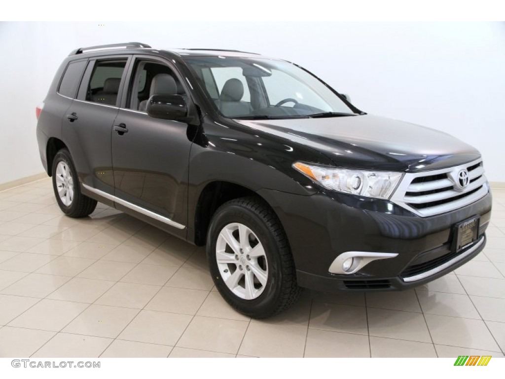 2012 Highlander SE 4WD - Black / Ash photo #1