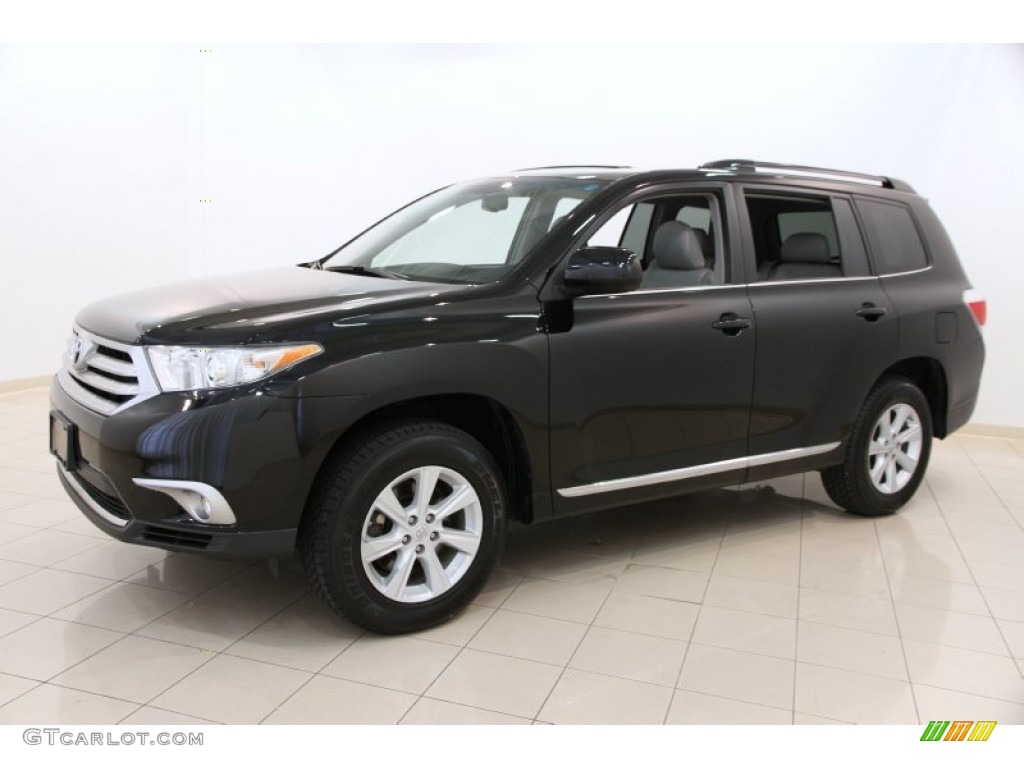2012 Highlander SE 4WD - Black / Ash photo #3