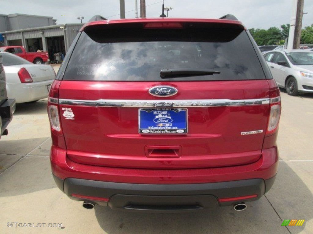 2015 Explorer FWD - Ruby Red / Medium Light Stone photo #13