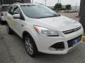 2015 White Platinum Metallic Tri-Coat Ford Escape Titanium  photo #1